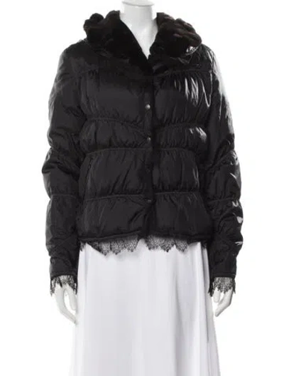 Pre-owned Blumarine Down Jacket In Black