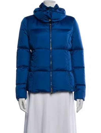 Pre-owned Blumarine Down Jacket In Blue