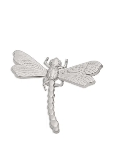 Blumarine Dragonfly Ring In Gray
