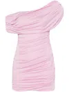 Blumarine Draped Mini Dress In Pink