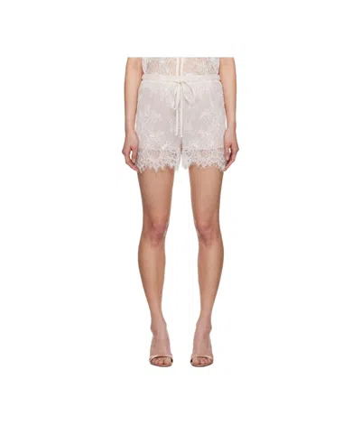 Blumarine Drawstring Shorts In Pink