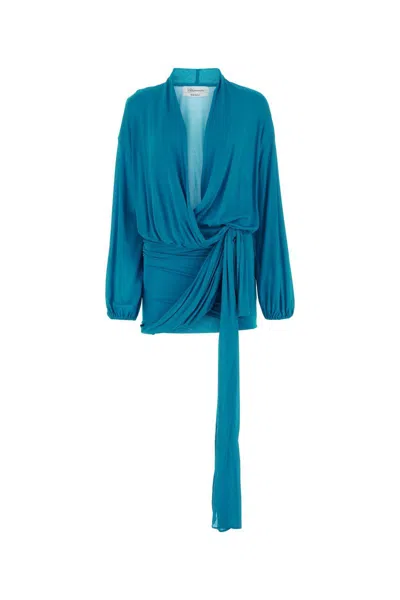 Blumarine Dress In Blue