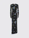 Blumarine Dress  Woman Color Multicolor In Black