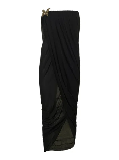 Blumarine 4a092a Dress Bustier Sable` In Black