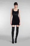 Blumarine Women's Knit Tank Top Dress In Black
