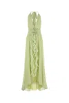 Blumarine Dress In Nile Green
