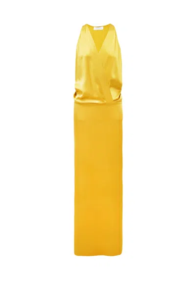 Blumarine Dress In Yellow