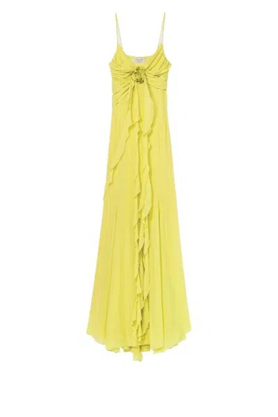 Blumarine Dress In Yellow
