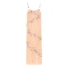 Blumarine Sequin-embellished Tulle Maxi Dress In Pink