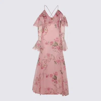 BLUMARINE DRESSES ROSA/MAUVE ORCHID