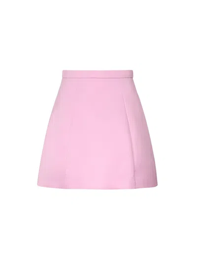 Blumarine Duchess Mini Skirt In Pink