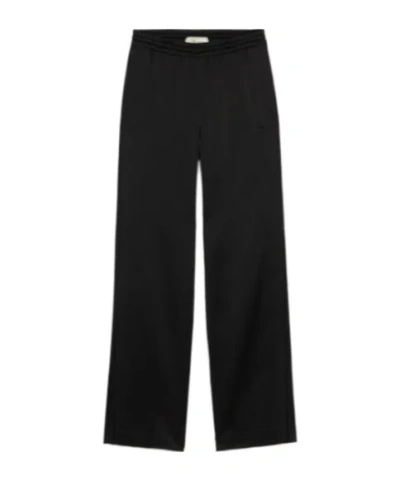 Blumarine Elastic Waist Casual Pants In Black