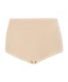 Blumarine Elastic Waist Shorts In Pink