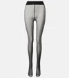 Blumarine Embellished Tights In Black