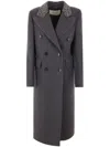 Blumarine Coats In Grey