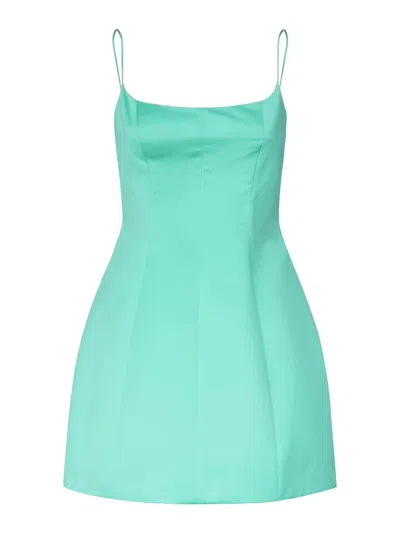 Blumarine Dress With Shaped Skirt In Green