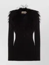 Blumarine Cardigan In Lana Nera Donna In Black