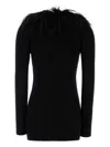 Blumarine Cardigan In Lana Nera Donna
