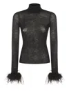 Blumarine Sweaters Blacks And Greys In Black