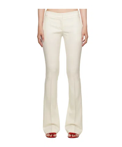 BLUMARINE FLARED LOGO CASUAL PANTS