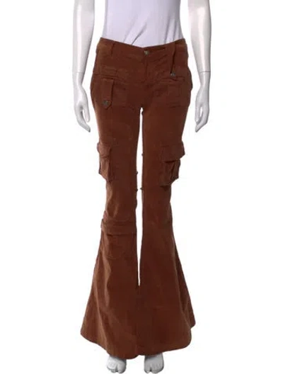 Pre-owned Blumarine Flared Pants W/ Tags In Brown