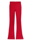 Blumarine Flared Trousers In Red