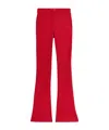 Blumarine Flared Trousers In Red