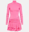 Blumarine Minikleid Aus Jersey In Pink