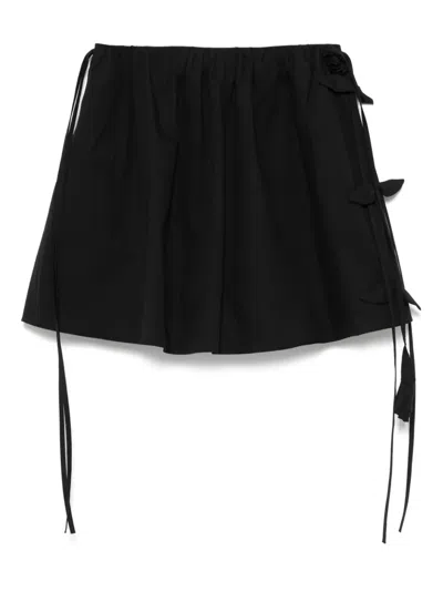 Blumarine Floral-appliqué Mini Skirt