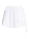 Blumarine Floral-appliqué Mini Skirt In White