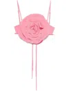 Blumarine Floral-appliqué Top In Pink