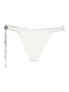Blumarine Floral-charm Bikini Bottom In White