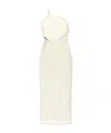 Blumarine Floral Pattern Dress In White