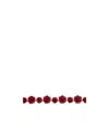 Blumarine Floral Pattern Waist Chain In Red