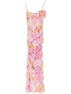 Blumarine Print Jersey Dress In Pink