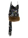 Blumarine Floral-print Mini Dress In Multi
