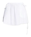 Blumarine Floral-appliqué Mini Skirt In White