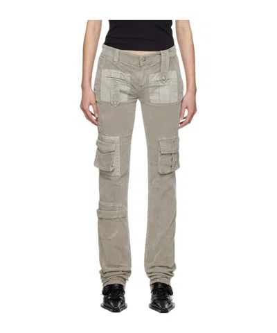 Blumarine Four-pocket Overalls And Casual Pants In Nude