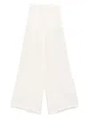 Blumarine Gabardine Trousers In Nude