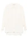 Blumarine Gabardine Tunic In Neutrals