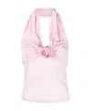 Blumarine Woman Top Pink Size 10 Viscose