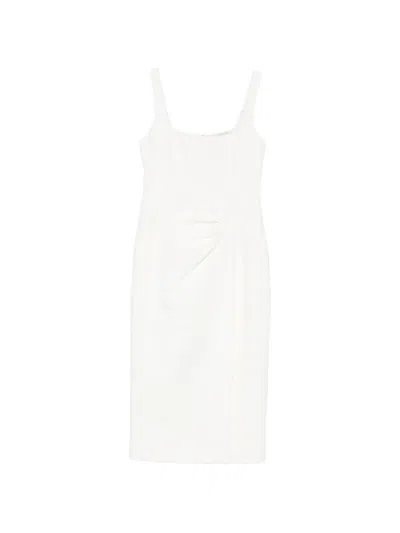 Blumarine Gathered-detail Mini Dress In Animal Print