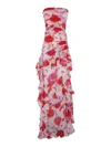 Blumarine Georg Dress Ruffle In Blanco