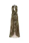 Blumarine Georg Leopard-print Maxi Dress In Leopard Print