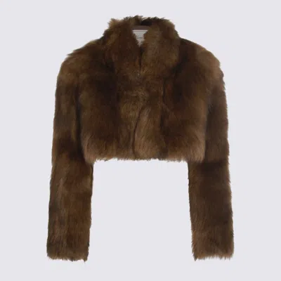 Blumarine Giacconi Caramel/black In Brown