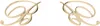Blumarine Gold Mini Earrings In L0575 Light Gold