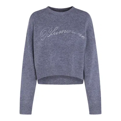BLUMARINE GRAY SWEATERS