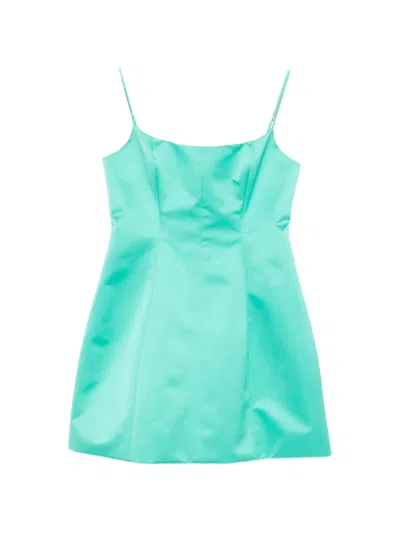 Blumarine Green Mini Dress