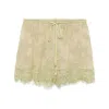 Blumarine Floral-lace Shorts