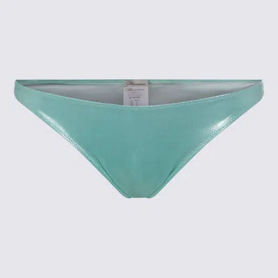 Blumarine Green Slip Beachwear